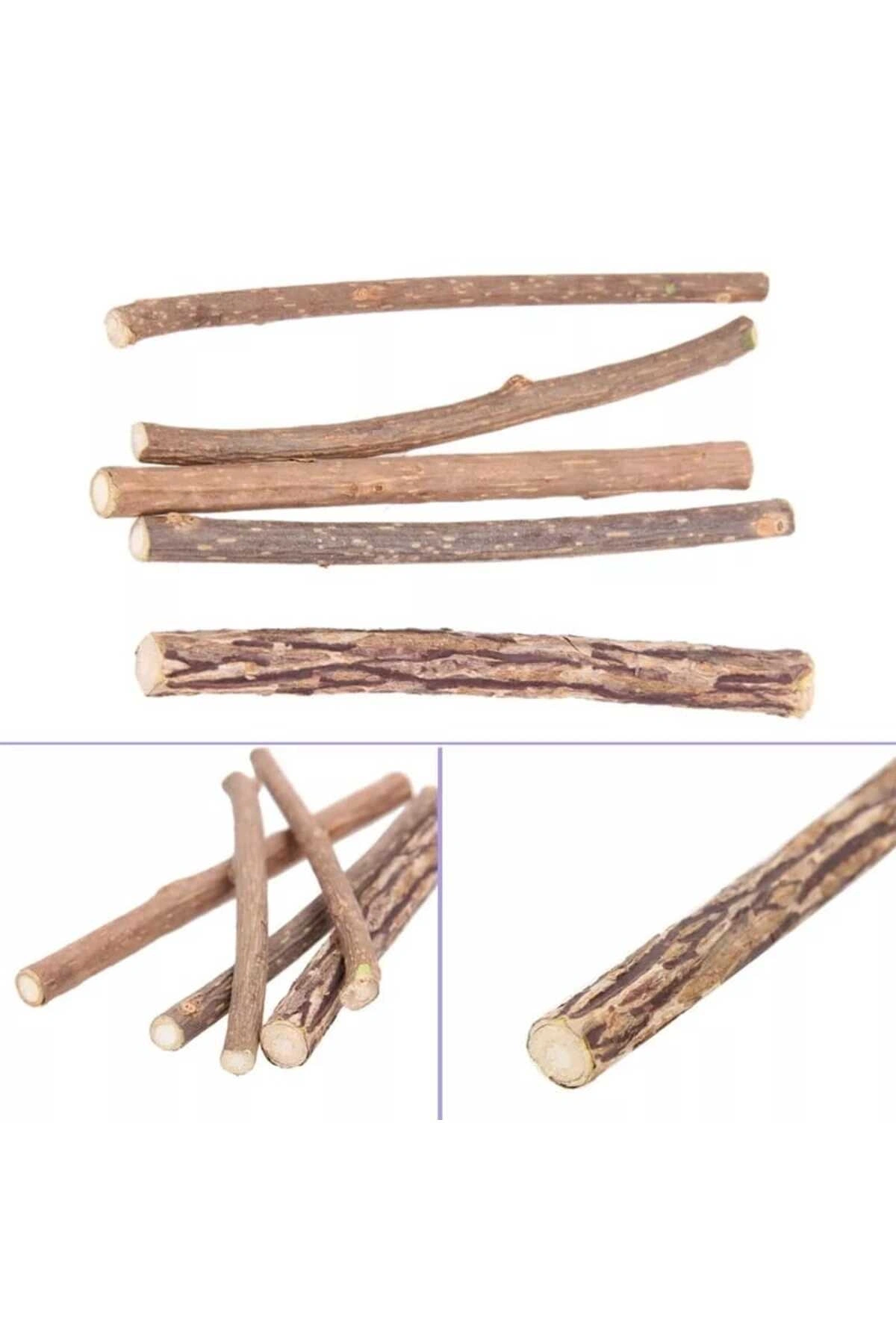 Doğal Matatabi Kedi Çiğneme Çubuğu 5 Adet 10 mm