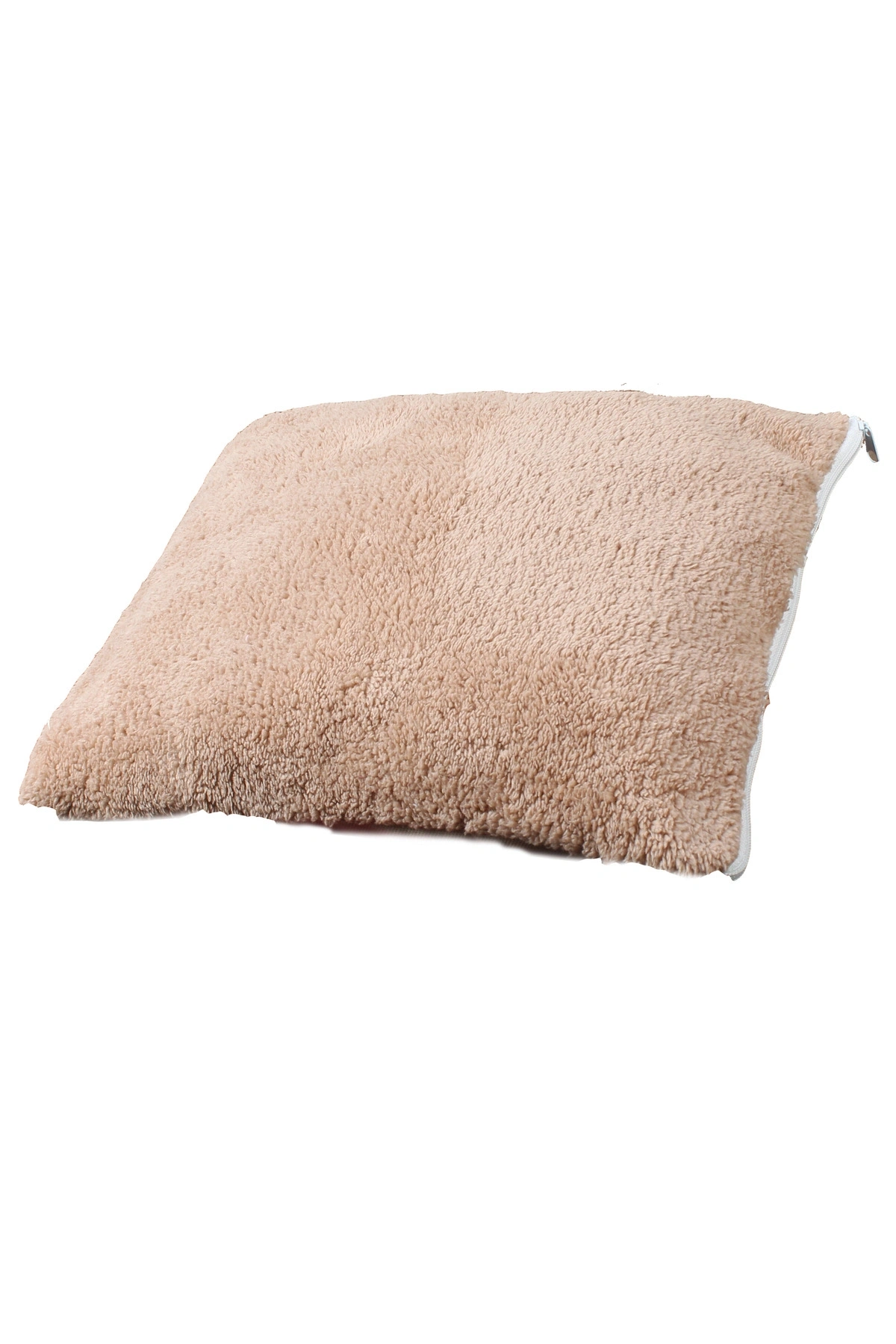 Kedi Köpek Uyku Minderi Yıkanabilir Yumuşak Yatağı Fermuarlı Welsoft 35x40 Cm 1 Adet Kahverengi