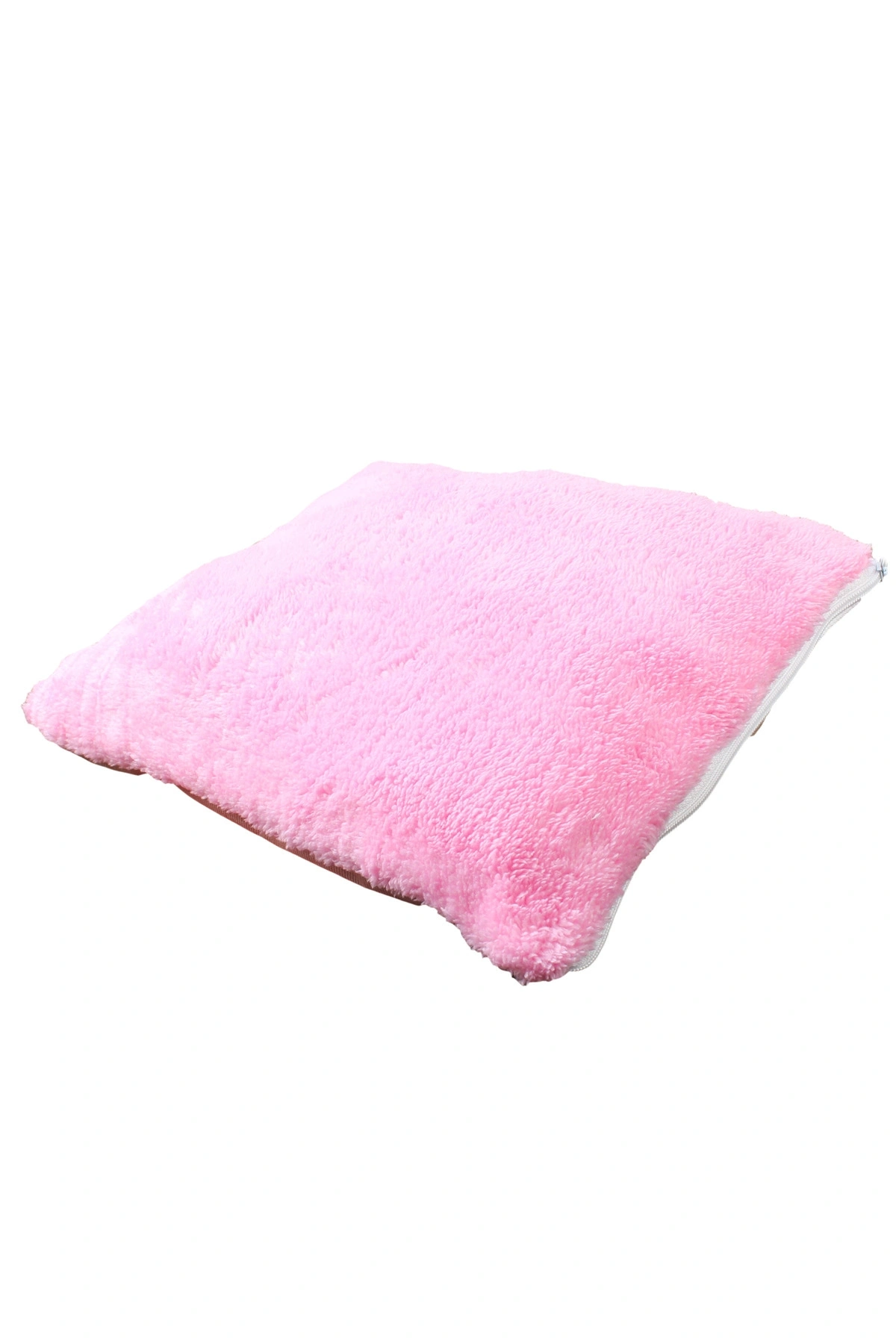 Kedi Köpek Uyku Minderi Yıkanabilir Yumuşak Fermuarlı Yatağı Welsoft 35x40 Cm 1 Adet Pembe