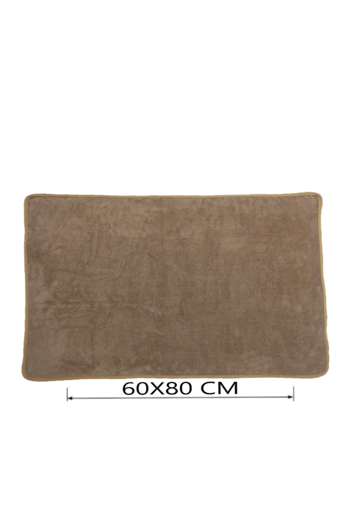 2 li set battaniye ve minder kedi uyku yatağı minderi kahverengi