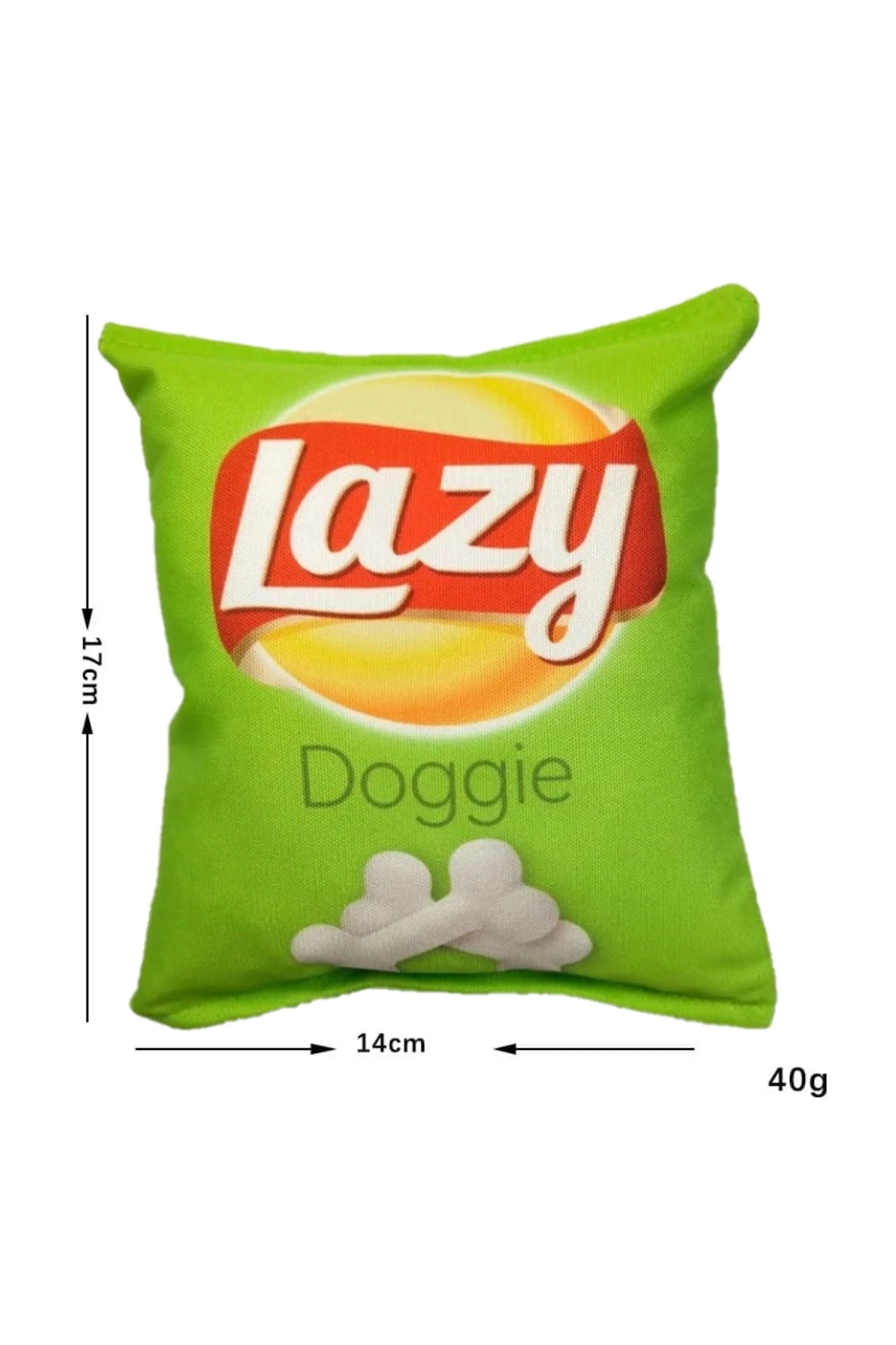 Cips Dayanıklı Cızırtılı Ve Keti Otlu Kedi Oyuncağı Lazy 1 Adet