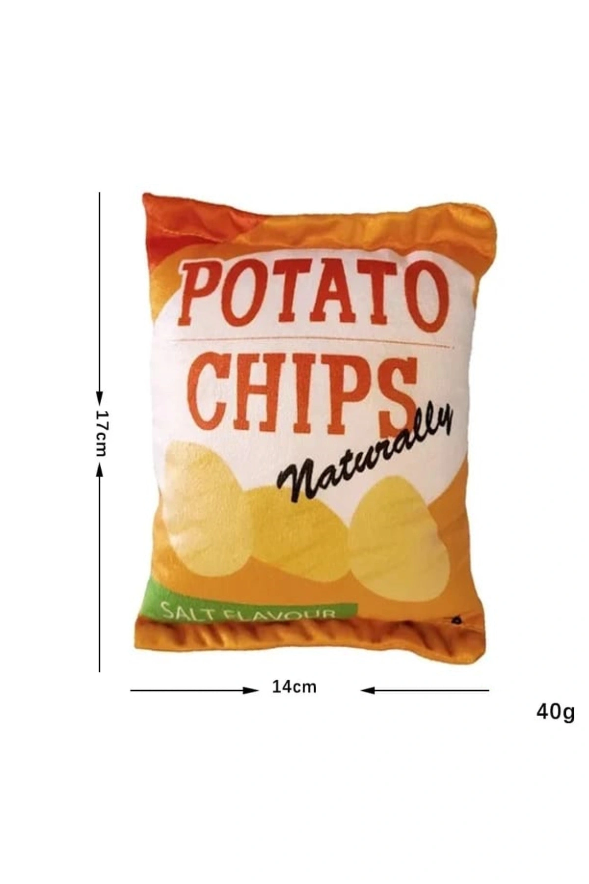 CİPS DAYANIKLI SESLİ KÖPEK OYUNCAĞI ( PATATO ) 1 ADET