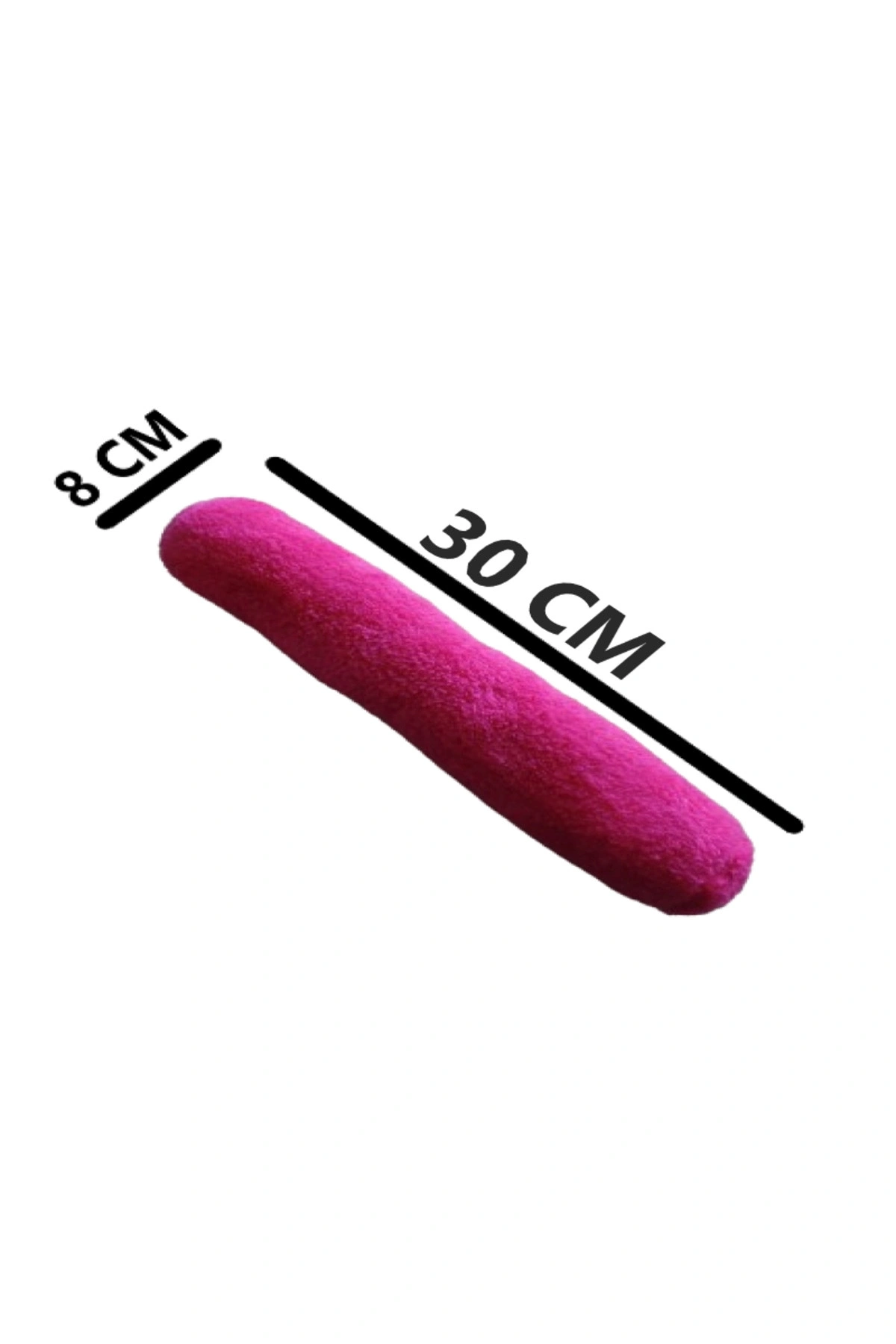 Kedi Oyuncağı Sarılma Yastığı Uyku Oyuncağı Kedi Otlu 30 Cm Peluş ( 1 Adet ) Fuşya