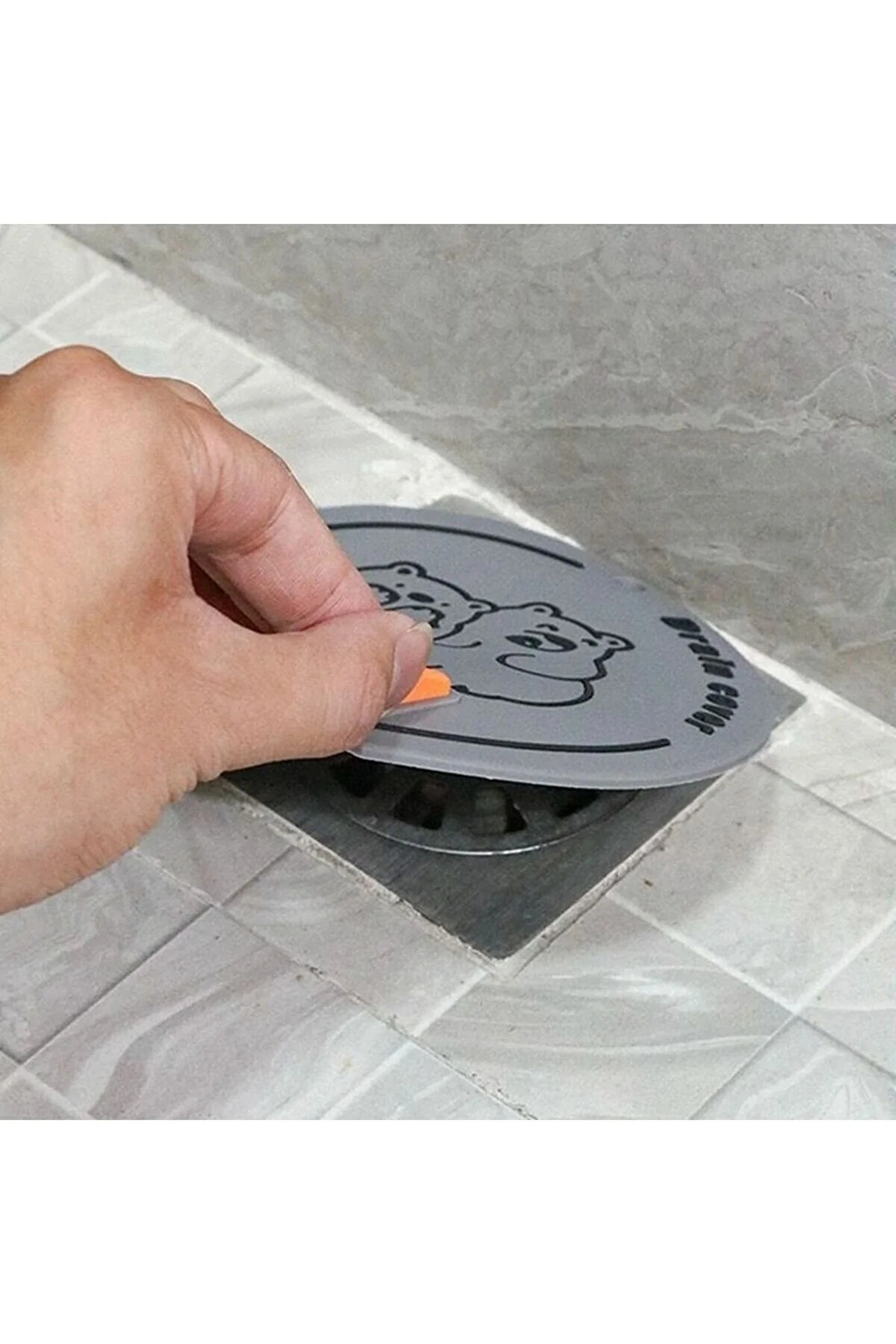 Banyo ve Mutfak Lavabo Koku Önleyici Gider Koruyucu Silikon Sızdırmaz Ped 1 ADET   KAHVERENGİ