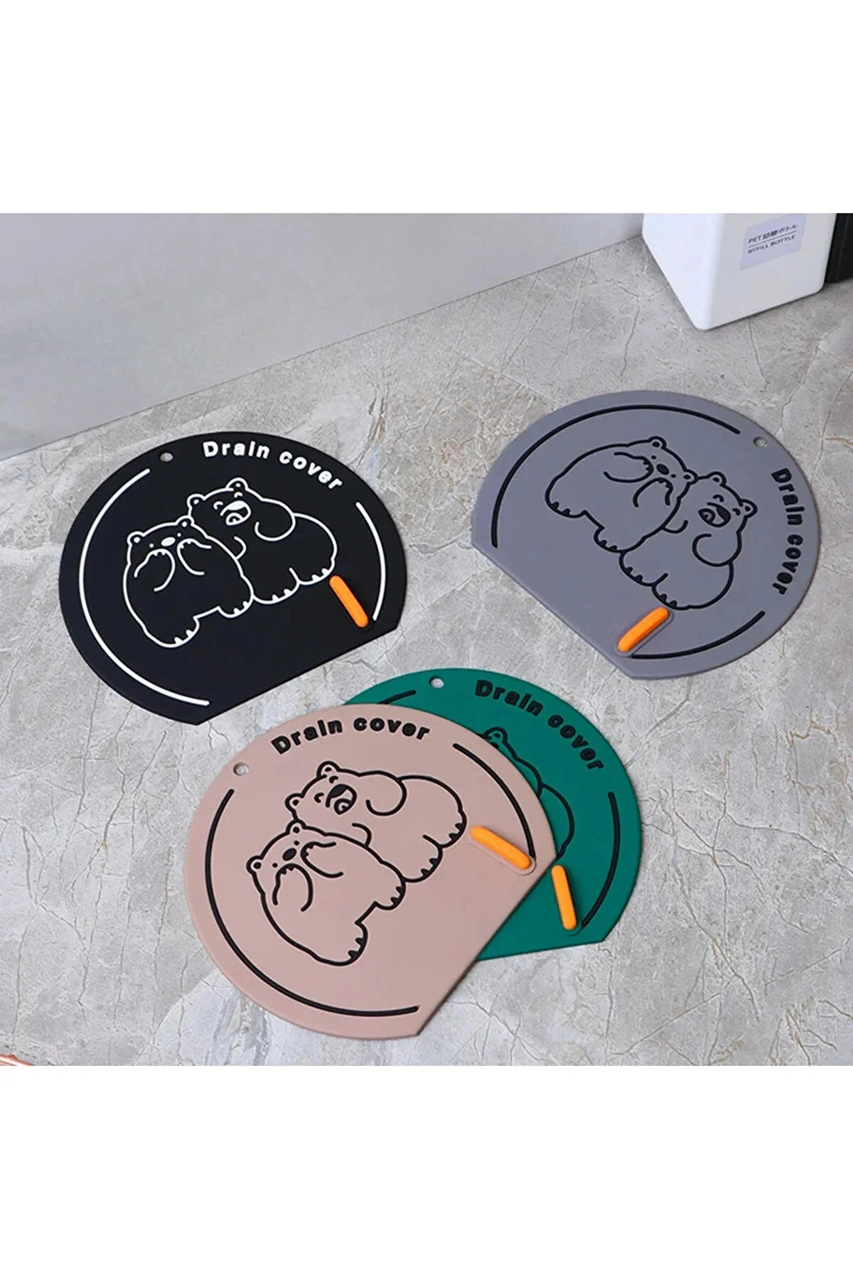 Banyo ve Mutfak Lavabo Koku Önleyici Gider Koruyucu Silikon Sızdırmaz Ped 1 ADET GRİ