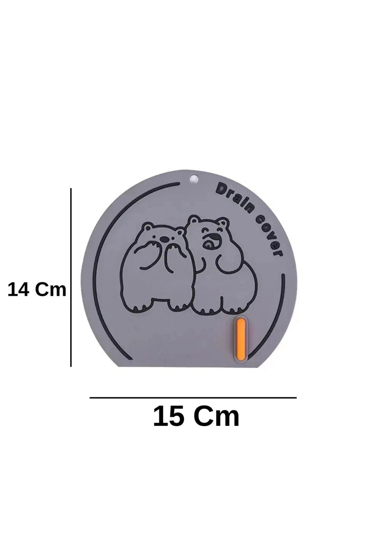 Banyo ve Mutfak Lavabo Koku Önleyici Gider Koruyucu Silikon Sızdırmaz Ped 1 ADET GRİ