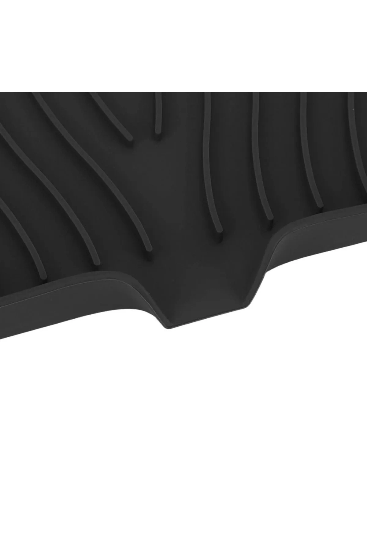 Silikon Mutfak, Banyo Su Giderli Vantuzlu Esnek Sabunluk  GRİ Renk