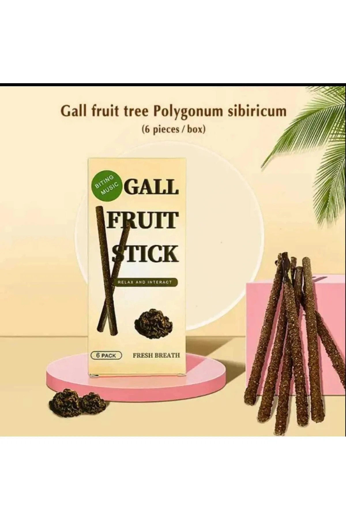 6 Adet Doğal Meyve Aromalı Matatabi Çubuğu Catnip Stick Kedi Catnip Dalı  Gall-Fruıt-Stick