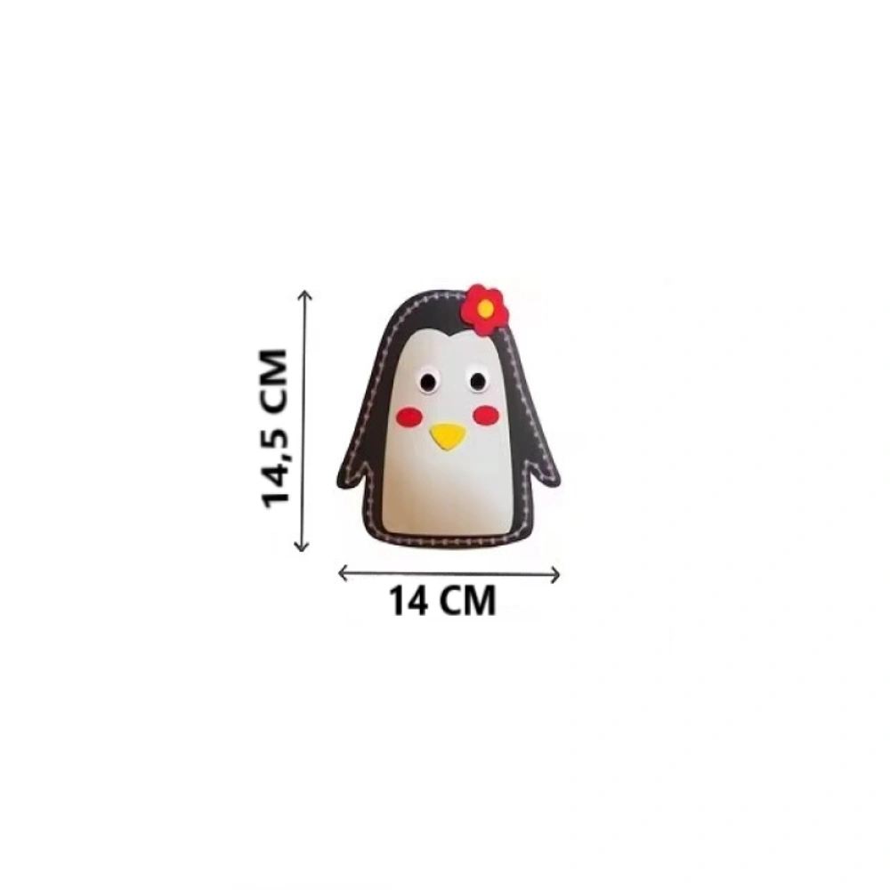 TİNEKE 1 Adet 3 Yaş Çocuklar Için Eğitici Oyuncak Kendin Yap Montessori Keçe Dikiş El Sanatları Seti PENGUEN