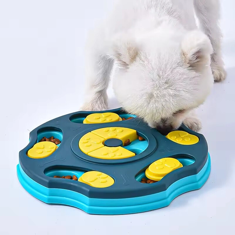TİNEKE Orbit Köpek Oyuncağı Mama Bulmaca Yavaş Besleyici Köpek Gıda Dağıtıcı Yavaş Yeme mavi
