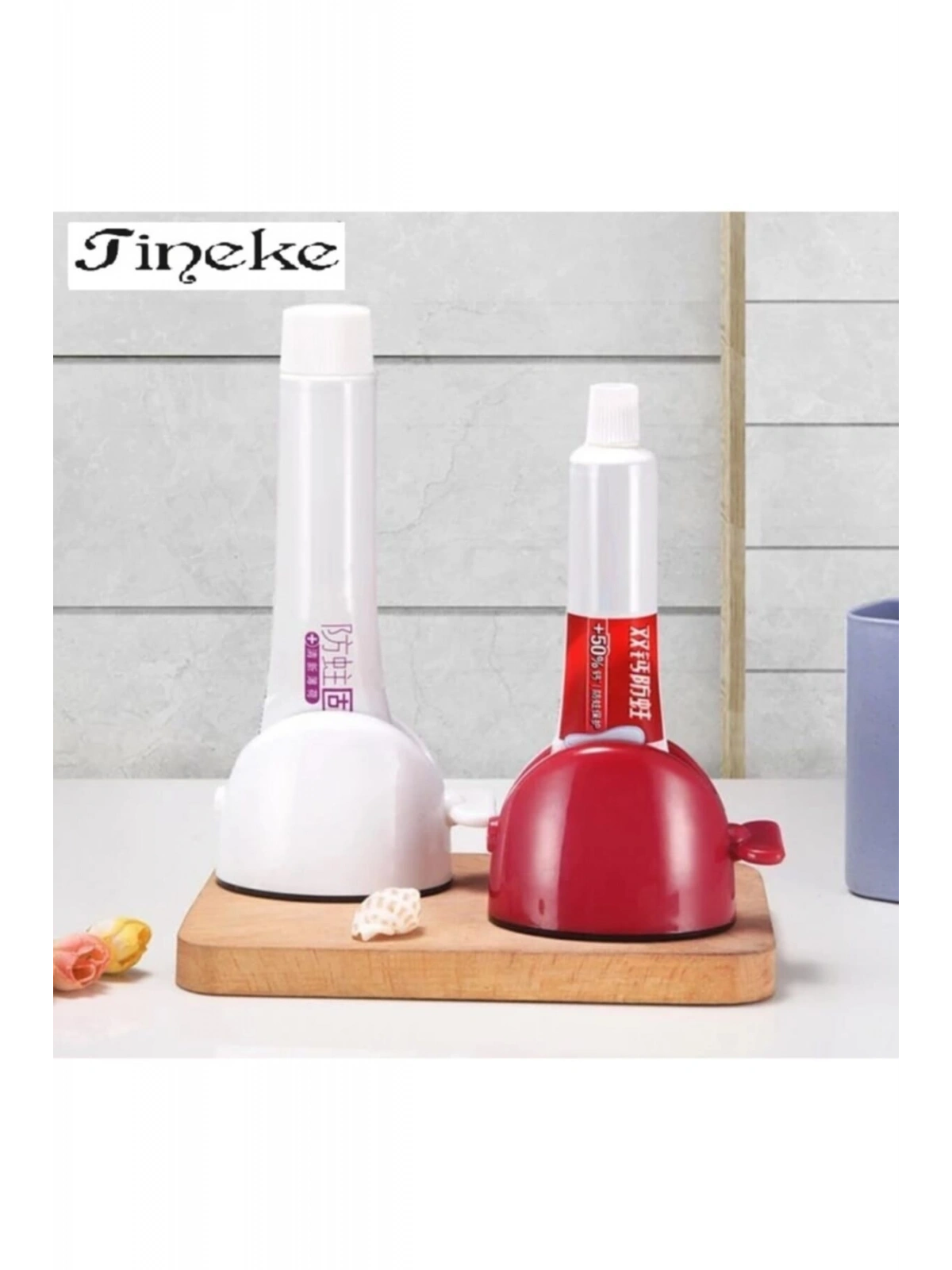 Diş Macunu Sıkacağı Krem Ve Merhem Sıkacağı Çevirmeli 1 Adet Kırmızı