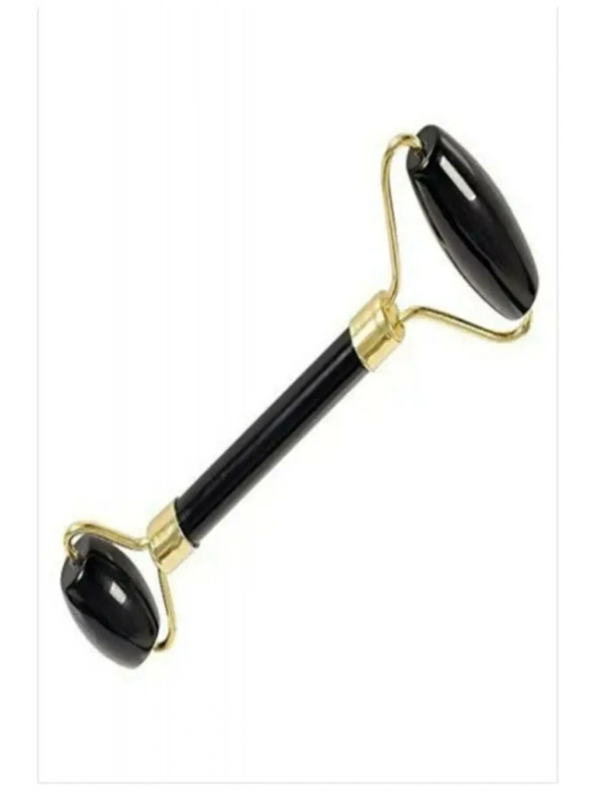 Yeşim Taşı Siyah Çift Taraflı Cilt Yüz Masaj Bakım Aleti Roller Obsidian