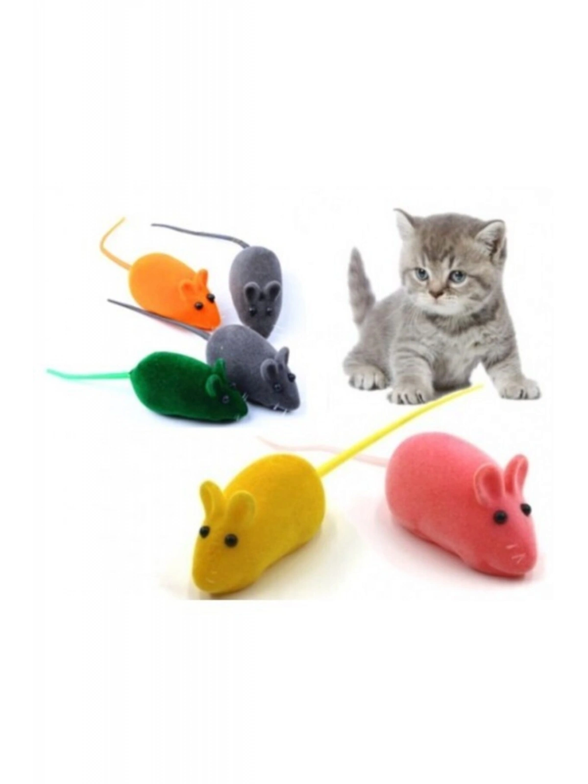 Kedi Eğitim Oyun Faresi Sesli 2 Adet