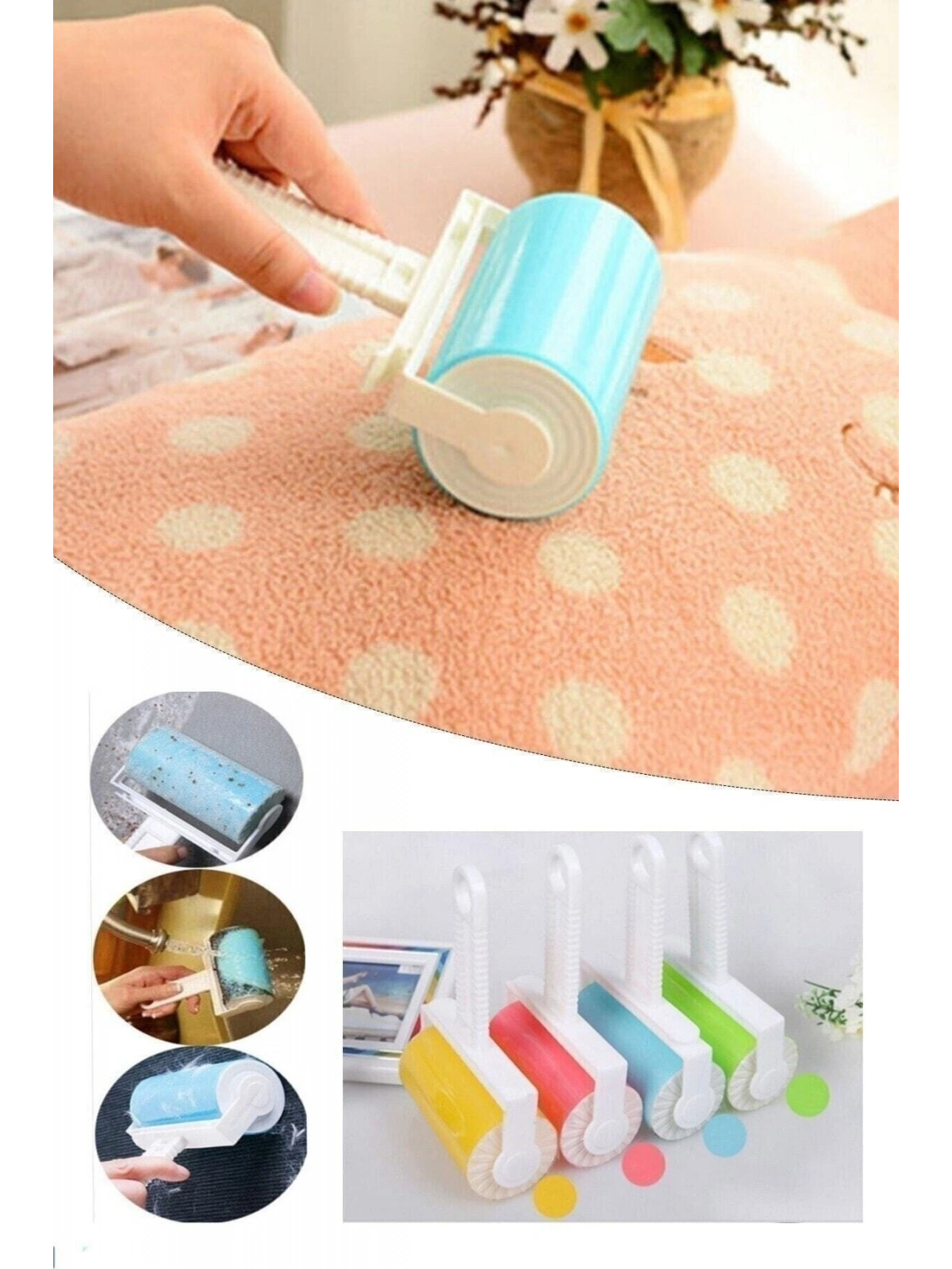 Yıkanabilir Tüy Ve Toz Toplama Rulosu 1 Adet