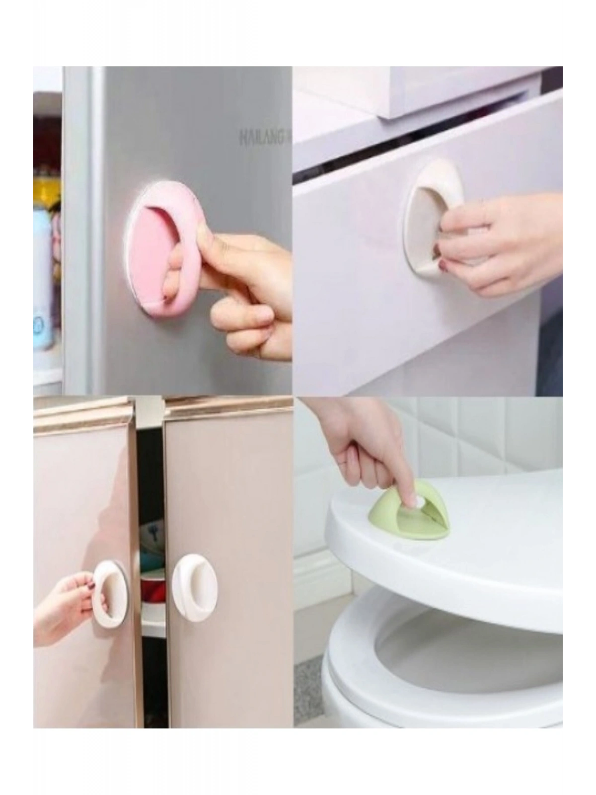 Çok Amaçlı Yapışkanlı Tutacak Kulp 2 Adet Pratik Ev Gereçleri