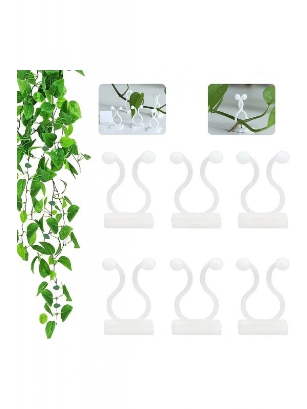 Sarmaşık ve Kablo Düzenleyici Çok Amaçlı Klips 10 Adet