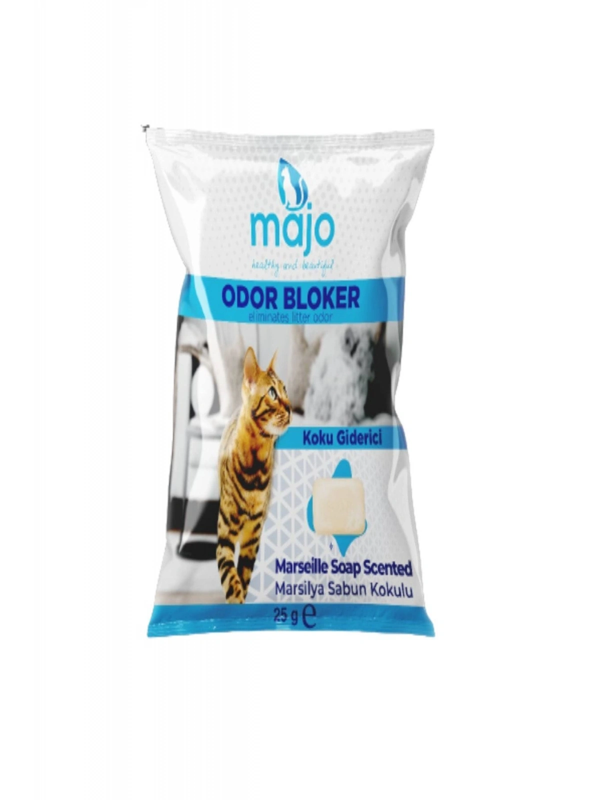 Majo Marsilya Sabun Kokulu Doğal Kedi Kumu Koku Giderici Temizleyici