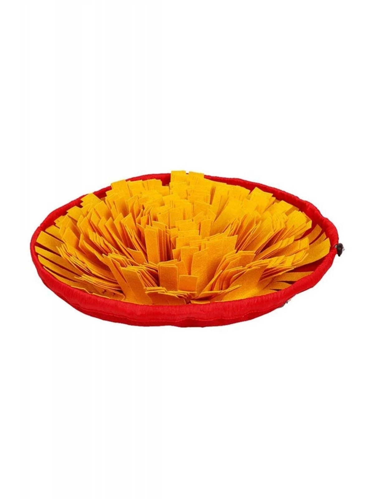 Köpek Yavaş Besleme Matı Mama Bulmaca Matı - Köpek Interaktif Oyuncağı Sarı