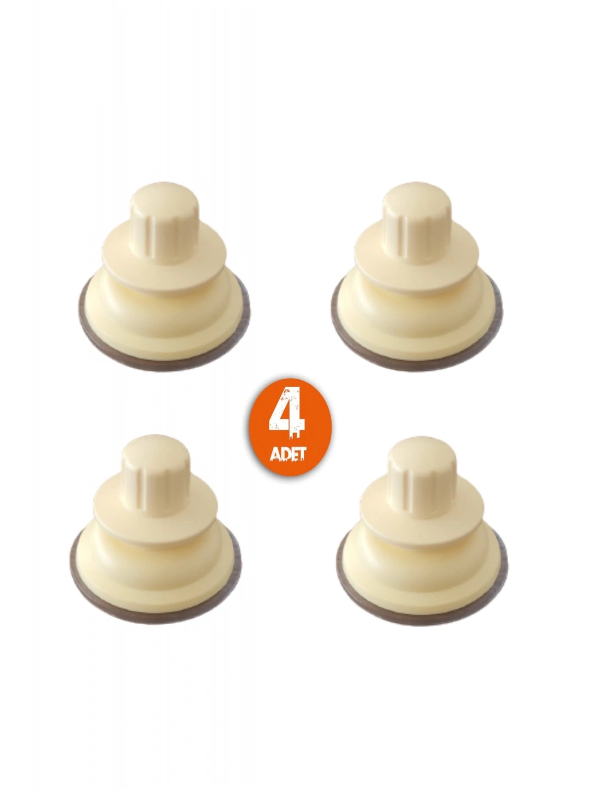 4 Adet Vakumlu Güçlü Vantuz