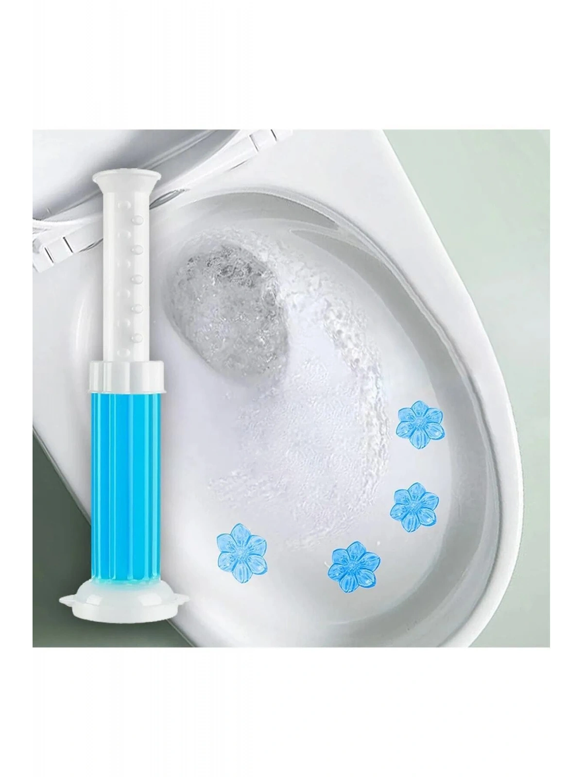 Wc Tuvalet Temizleme Jeli Klozet Jel Blok Koku Giderici Desenli Klozet Jeli Mavi 1 Adet