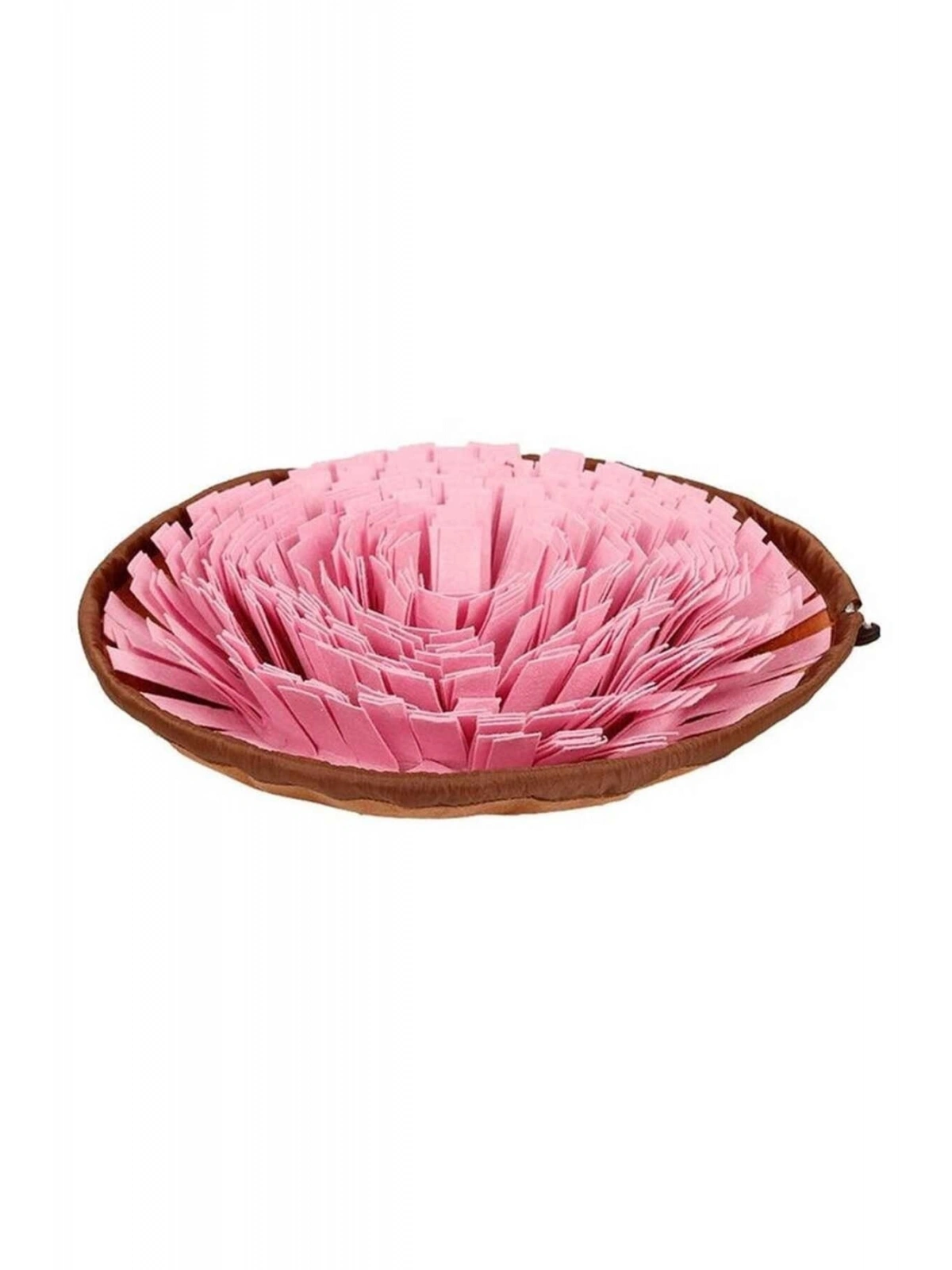 Köpek Yavaş Besleme Matı Mama Bulmaca Matı - Köpek Interaktif Oyuncağı PEMBE