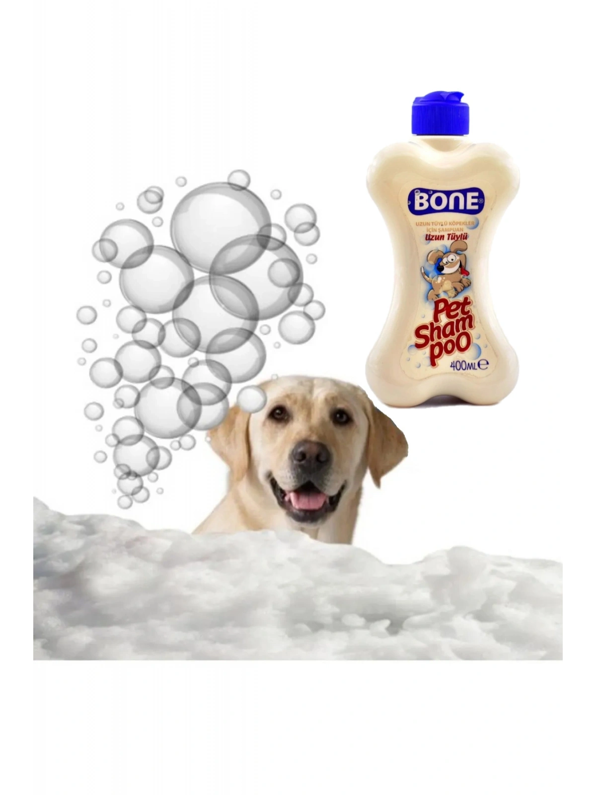 Bone Uzun Tüylü Köpekler İçin Şampuan (Uzun Tüylü)