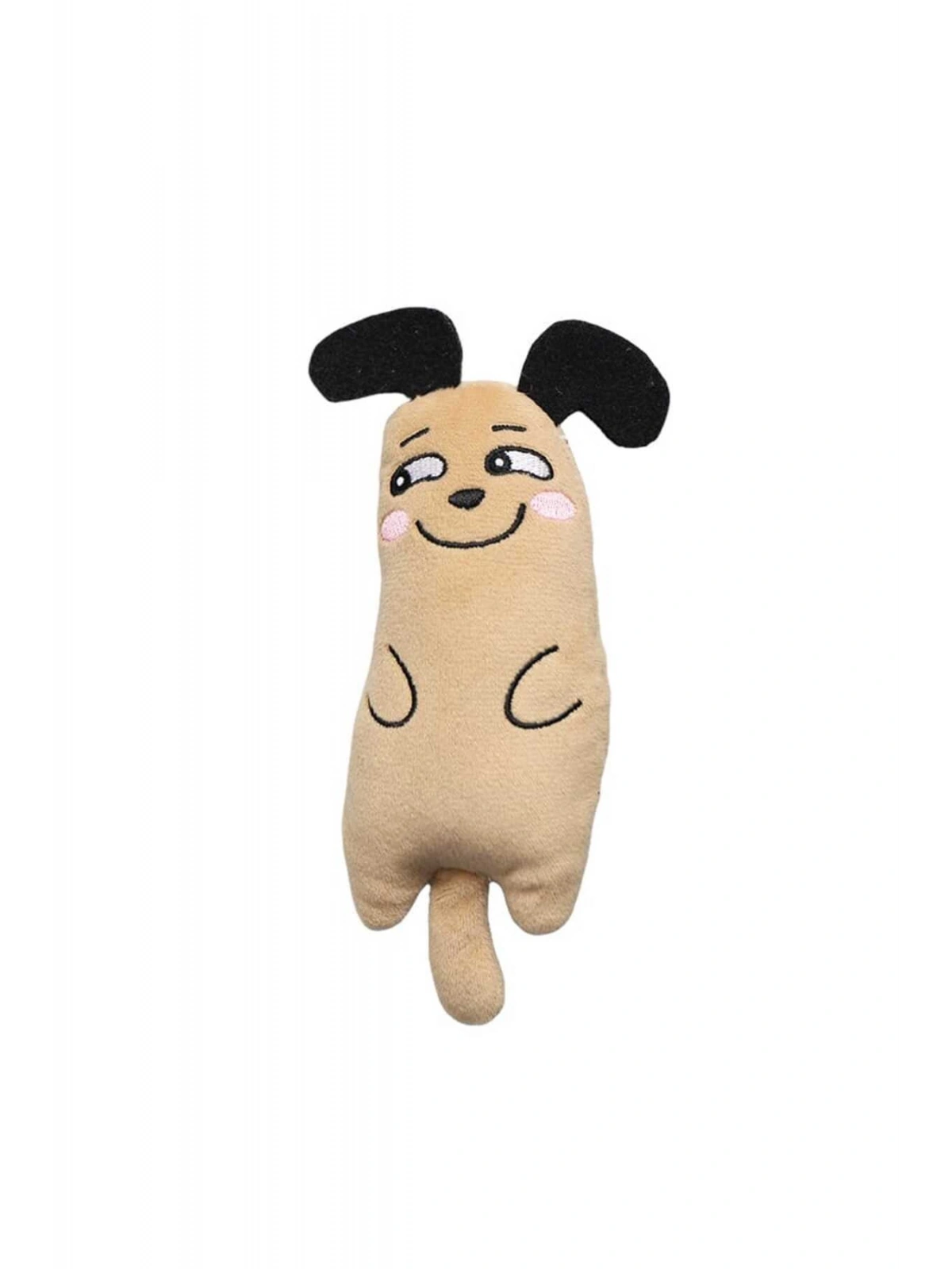 Peluş Kedi Oyuncağı Kedi Otlu Catnipli Bej 1 Adet