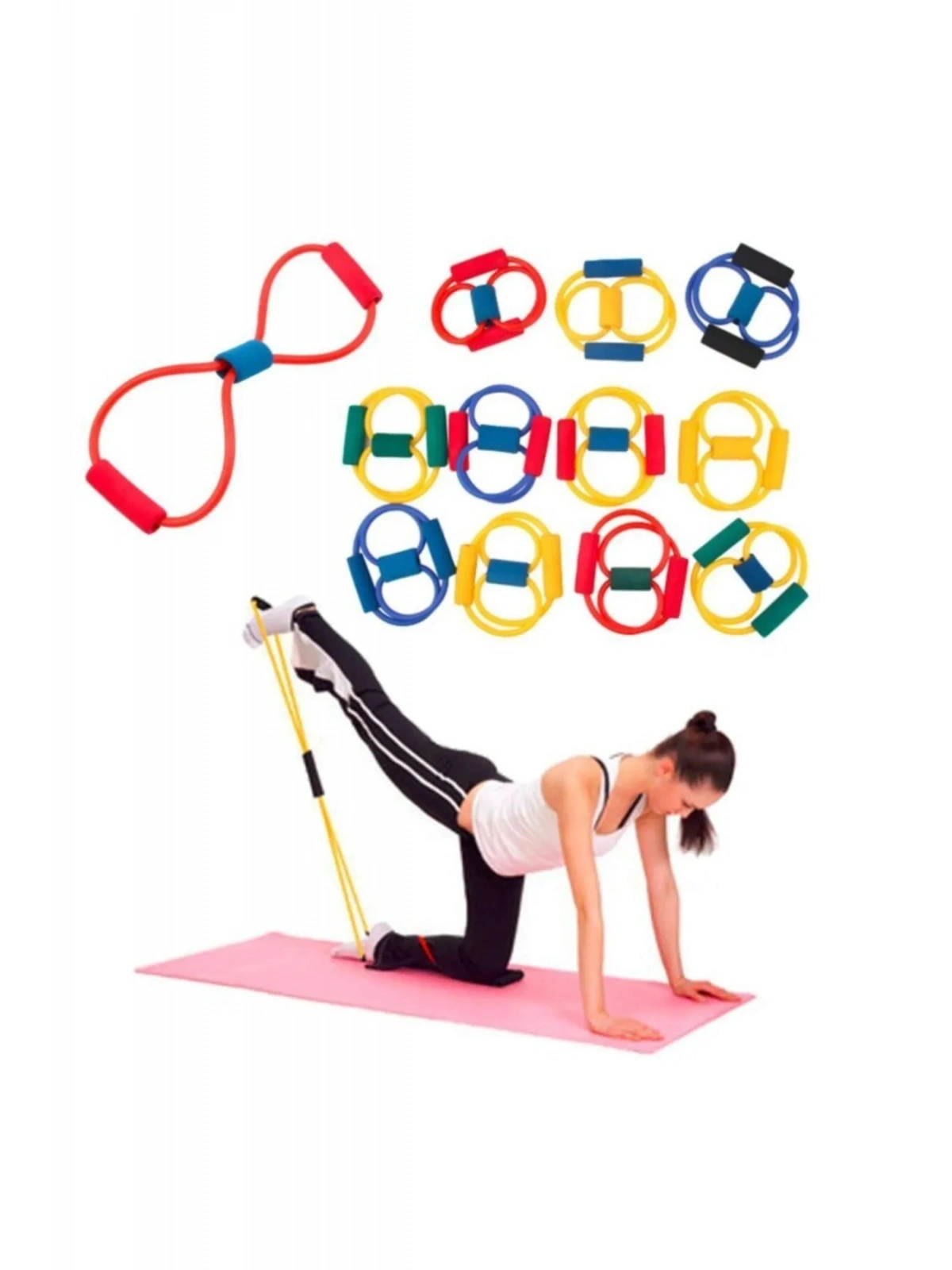 Plates  Direnç Lastiği Egzersiz Direnç İpi Plates Lastiği 1 ADET