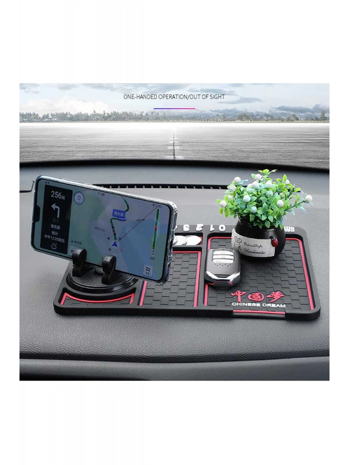 Araç Içi Kaydırmaz Torpido Organizeri Sihirli Ped  Telefon tutucu Torpido Kaydırmaz Ped