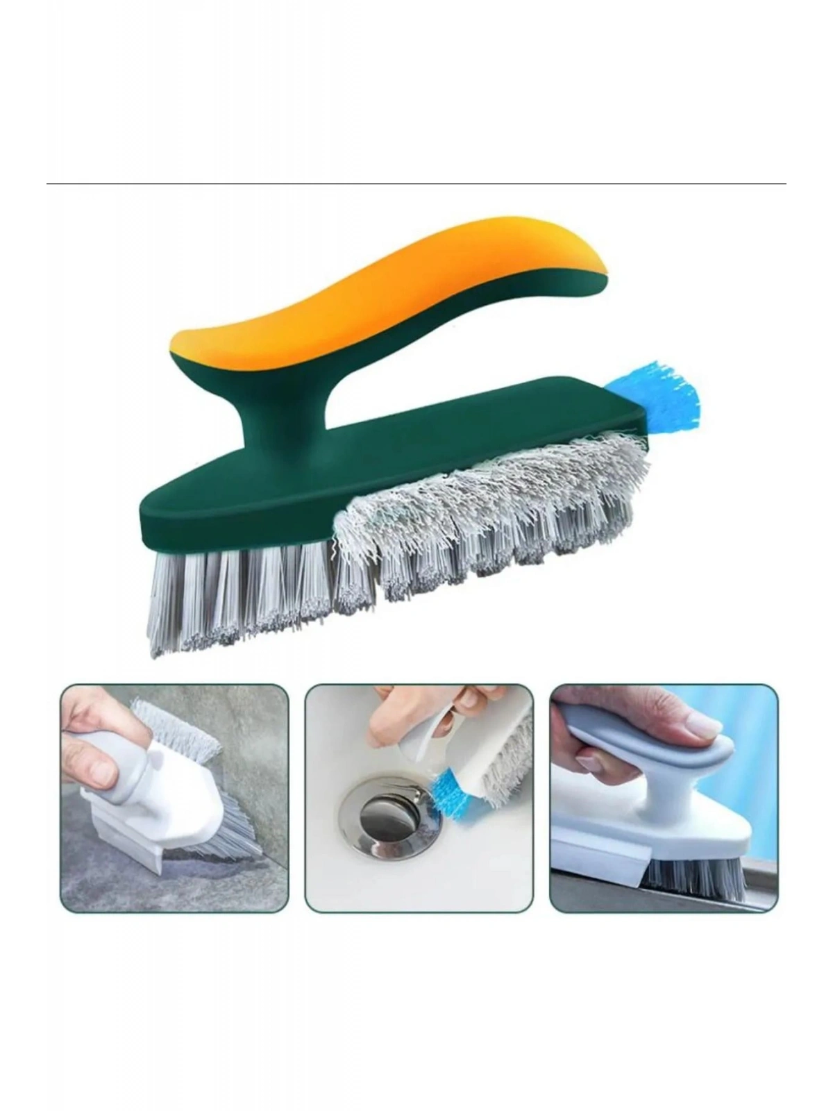 Saplı Çok Amaçlı Sert Temizlik Fırçası Fayans Lavabo Halı Banyo Temizleme Fırça