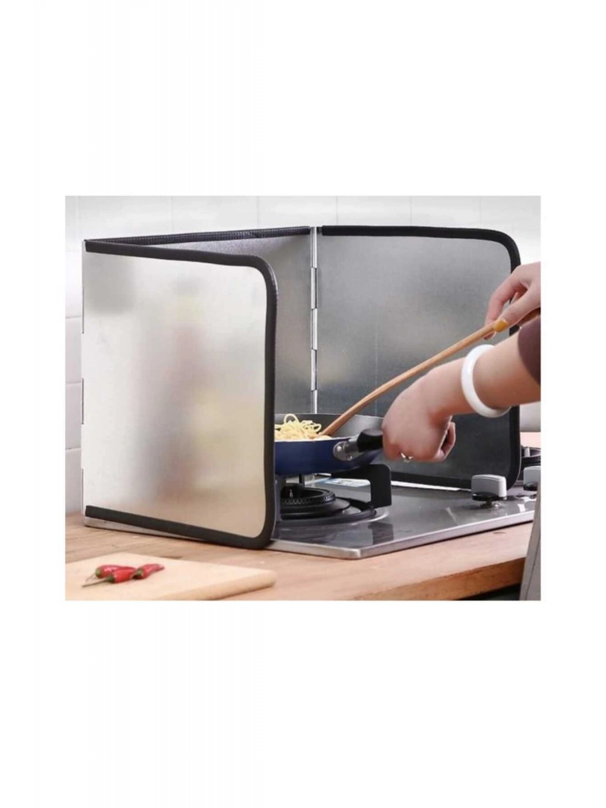 Ocak Arkası Koruyucu Yağ Sıçratmaz Panel Küçük Boy Tekli Ocak Için Uygundur 30 30 30