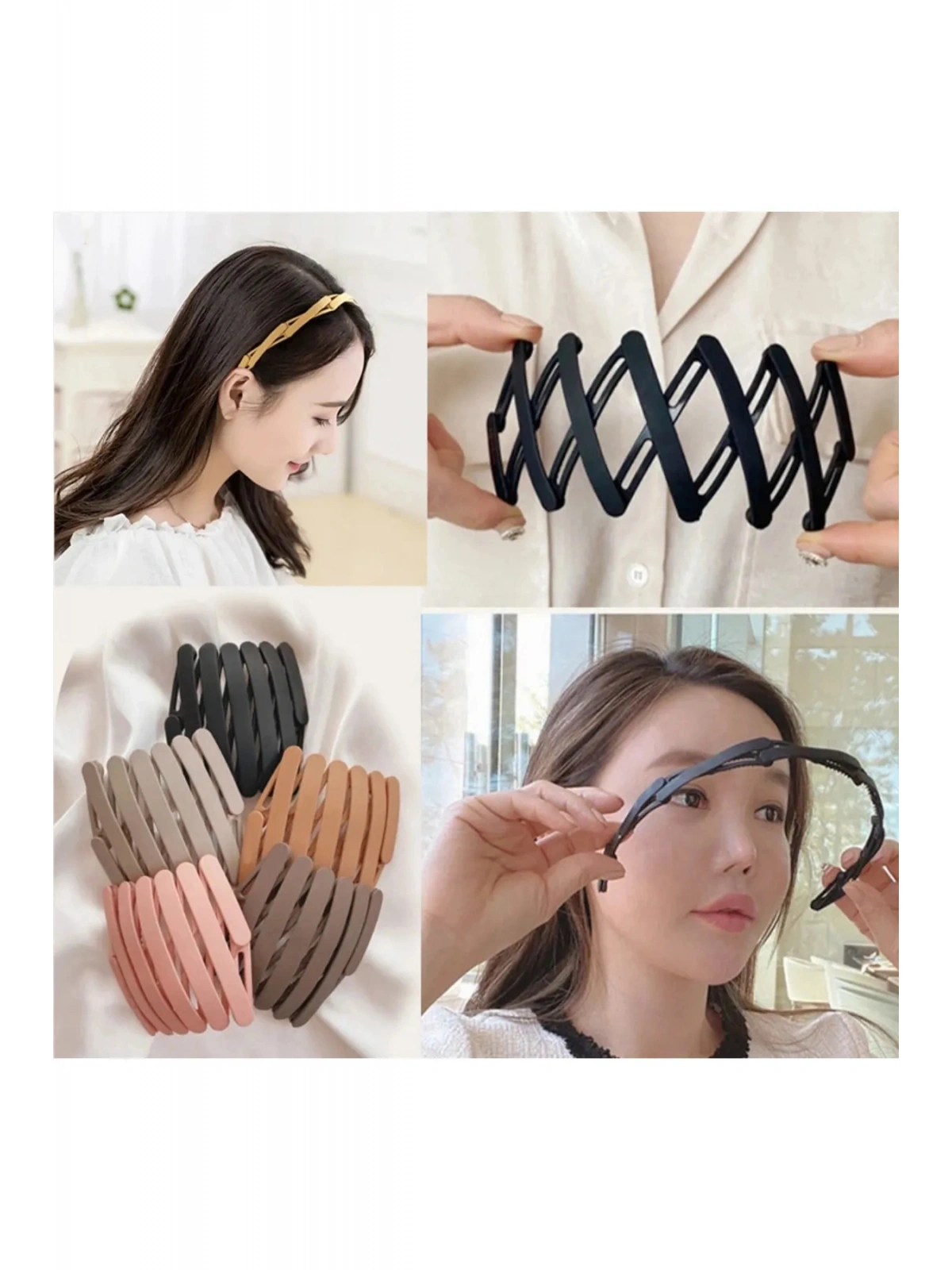 Katlanabilir Saç Taç Toka 1 Adet