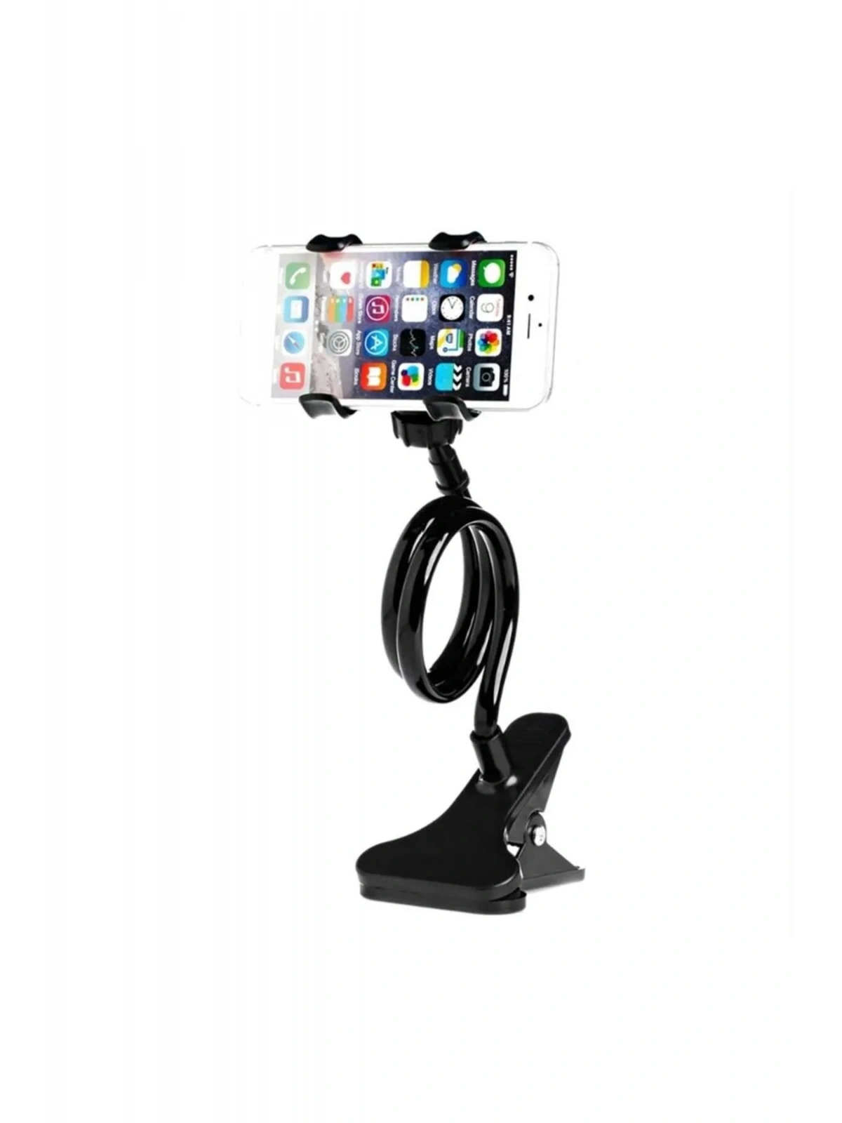 Akrobat Telefon Tutucu Siyah Oynar Başlıklı Portatif Çok Amaçlı Telefon Tutacağı