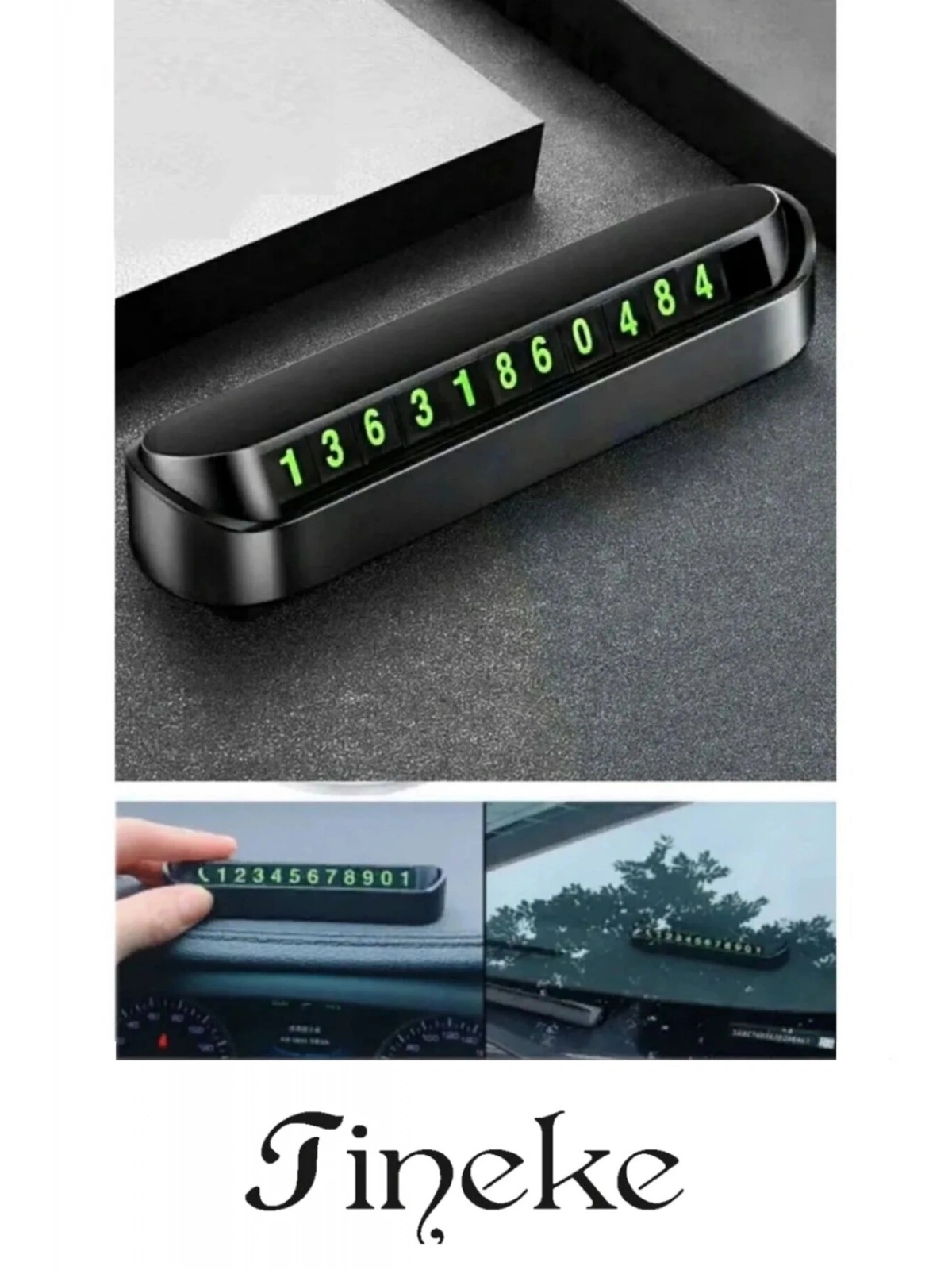 Torpido Üstü Cep Telefon Numarası İçin Aç Kapa Numaratör 1  Adet