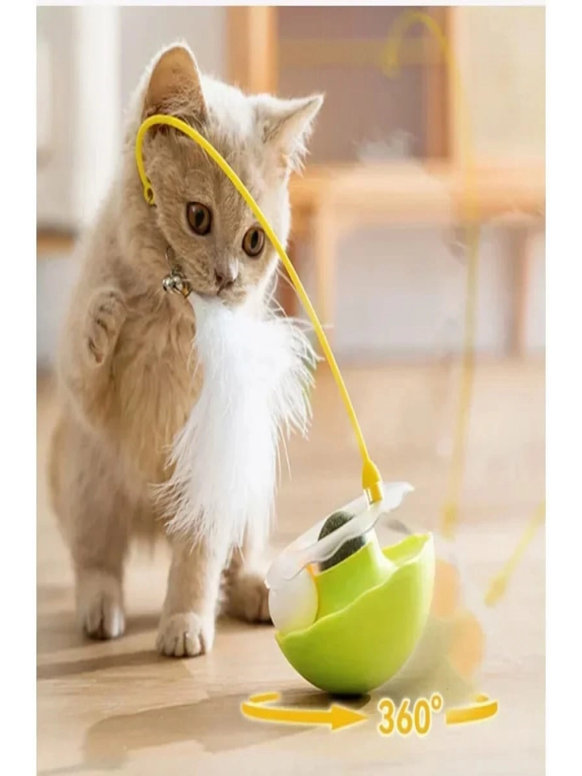 KEDİ NANESİ YALAMA TOPLU HACI YATMAZ TÜYLÜ KEDİ OYUNCAĞI İNTERAKTİF OYUNCAKLAR 1 ADET