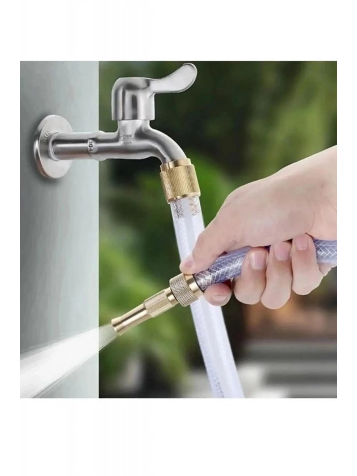 Yüksek Basınçlı Ayarlanabilir Bahçe Sulama Araba Yıkama Tazyikli Su Püskürtme Tabancası