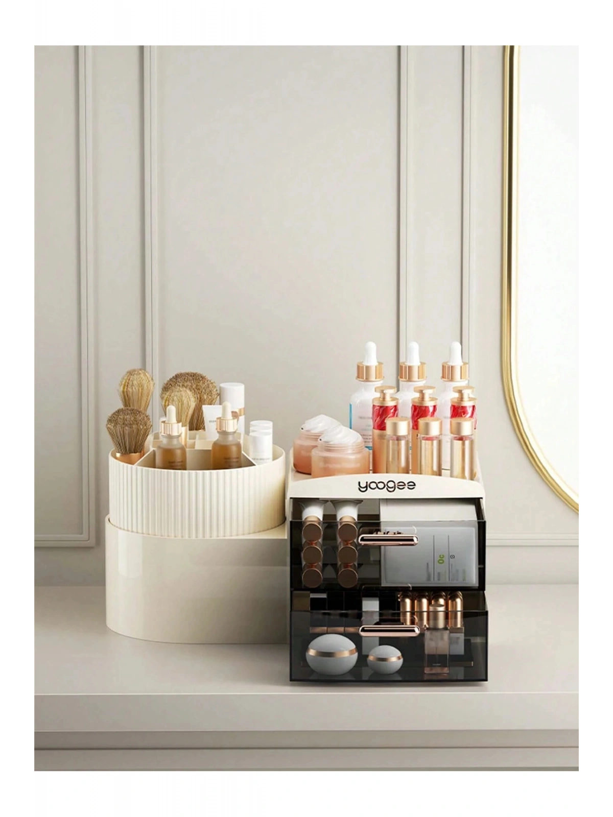 Lüks Çekmeceli Makyaj Kozmetik Düzenleyici Organizer Makyaj Kutusu