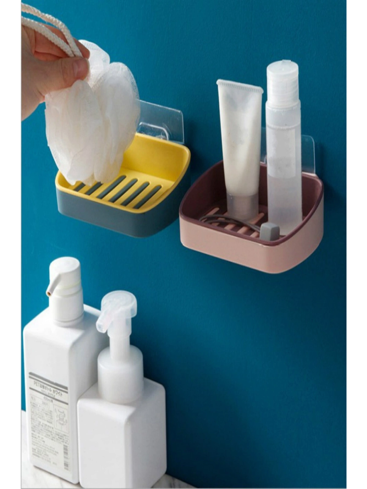 Çift Katmanlı Duş Sabunluk Kendinden Yapışkanlı 1 Adet