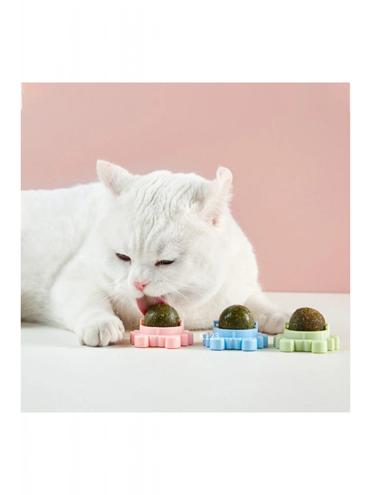 Catnipli Yenilebilir Kedi Nanesi Otu Yalama Oyun Topu Oyuncağı Yengeç