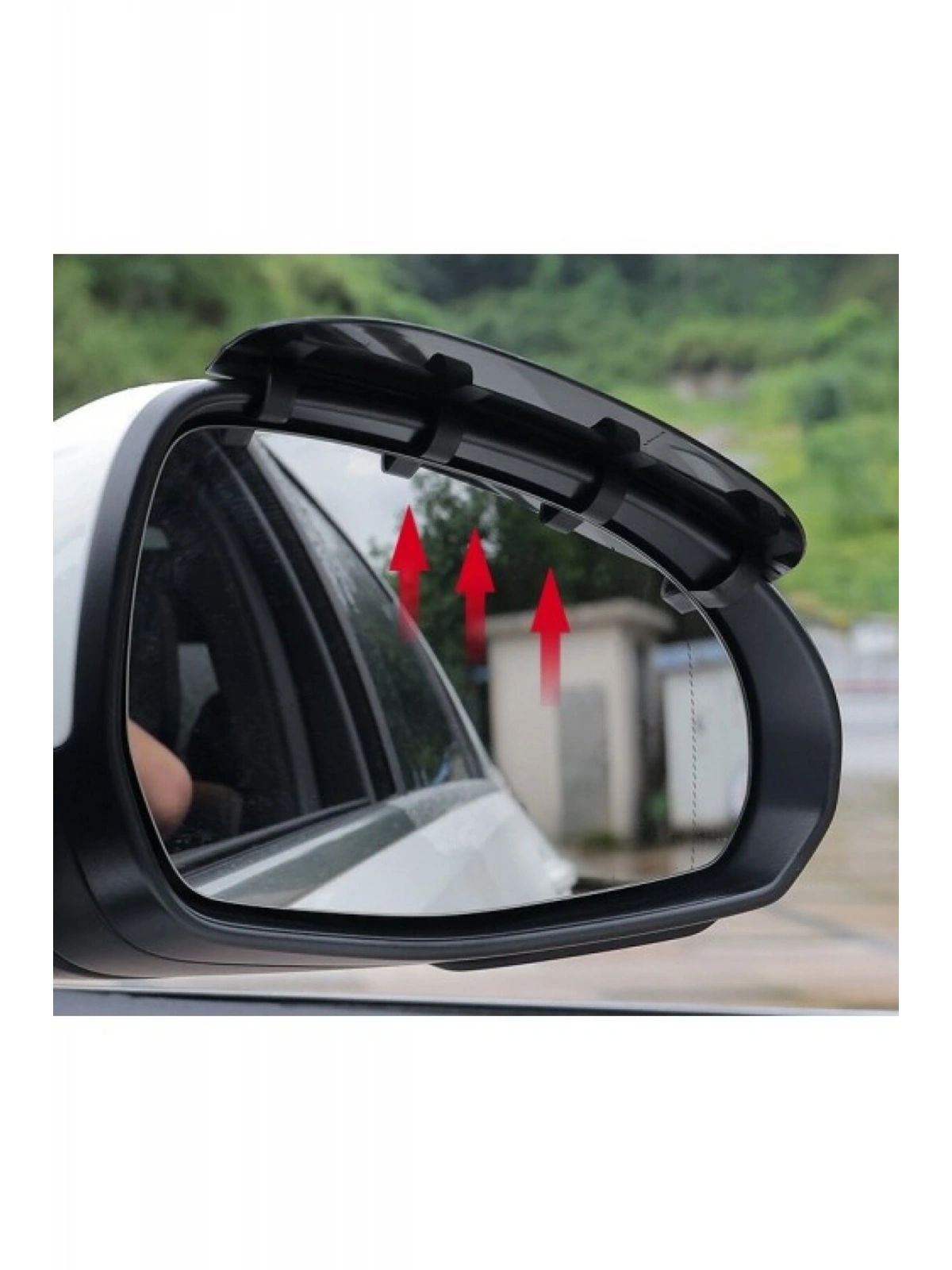 Araba Ayna Yağmur Koruyucu Siper Karbon Desenli