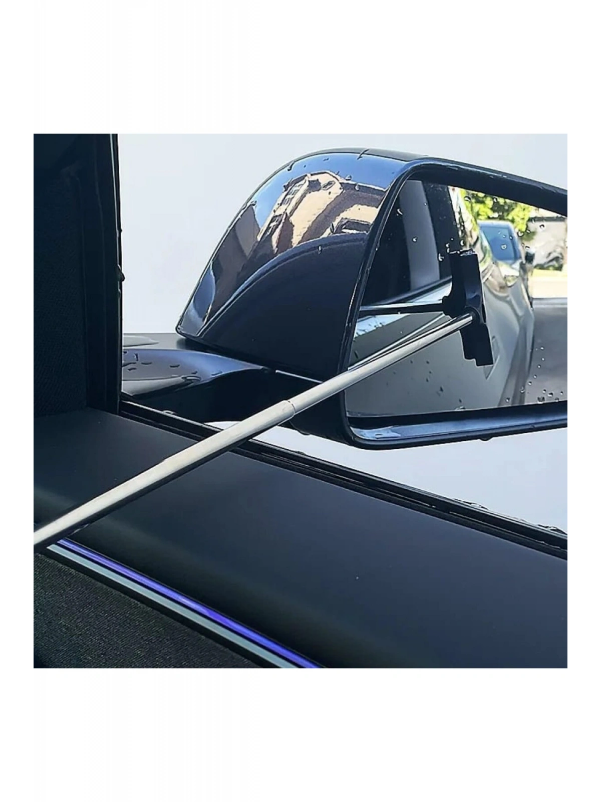 Kompakt El Tipi Teleskopik Silecek Araba Dikiz Aynası Buğu Çözücü Cam Sileceği mini çekçek 1 ADET