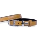Doggie Patili Sarı Köpek Boyun Tasması 2X30-35 Cm