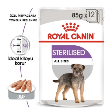 Royal Canin CCN Sterilised Kısır Köpek Konservesi 85gr 12 Li