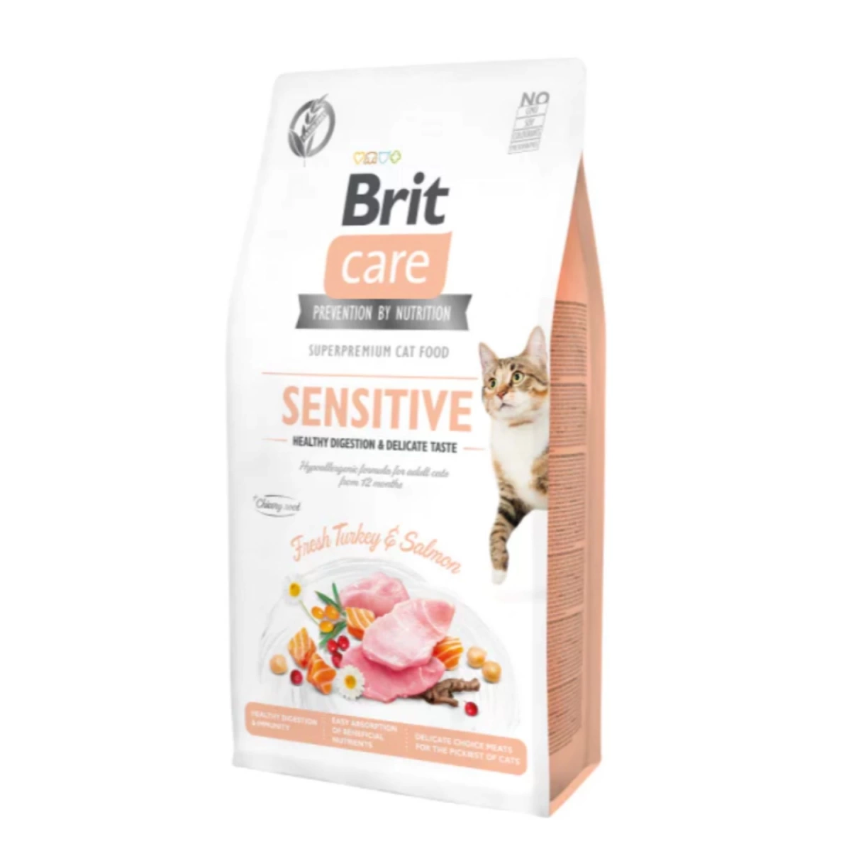 Brit Care Sindirim Sistemi Destekleyici Tahılsız Yetişkin Kedi Maması 7 Kg