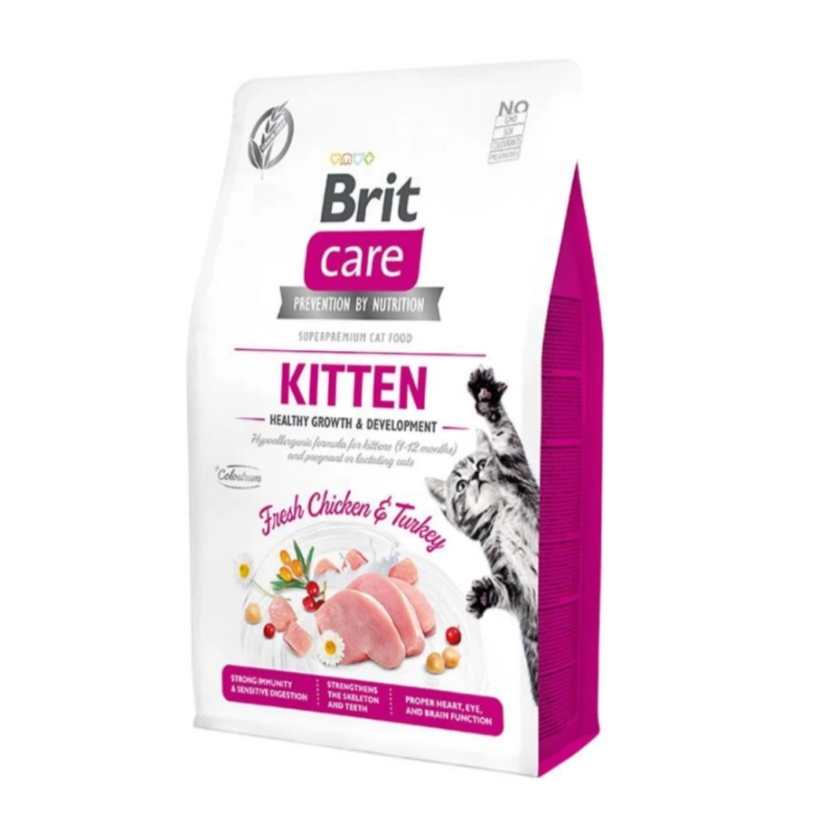 Brit Care Tavuklu Ve Hindili Tahılsız Yavru Kedi Maması 7 Kg