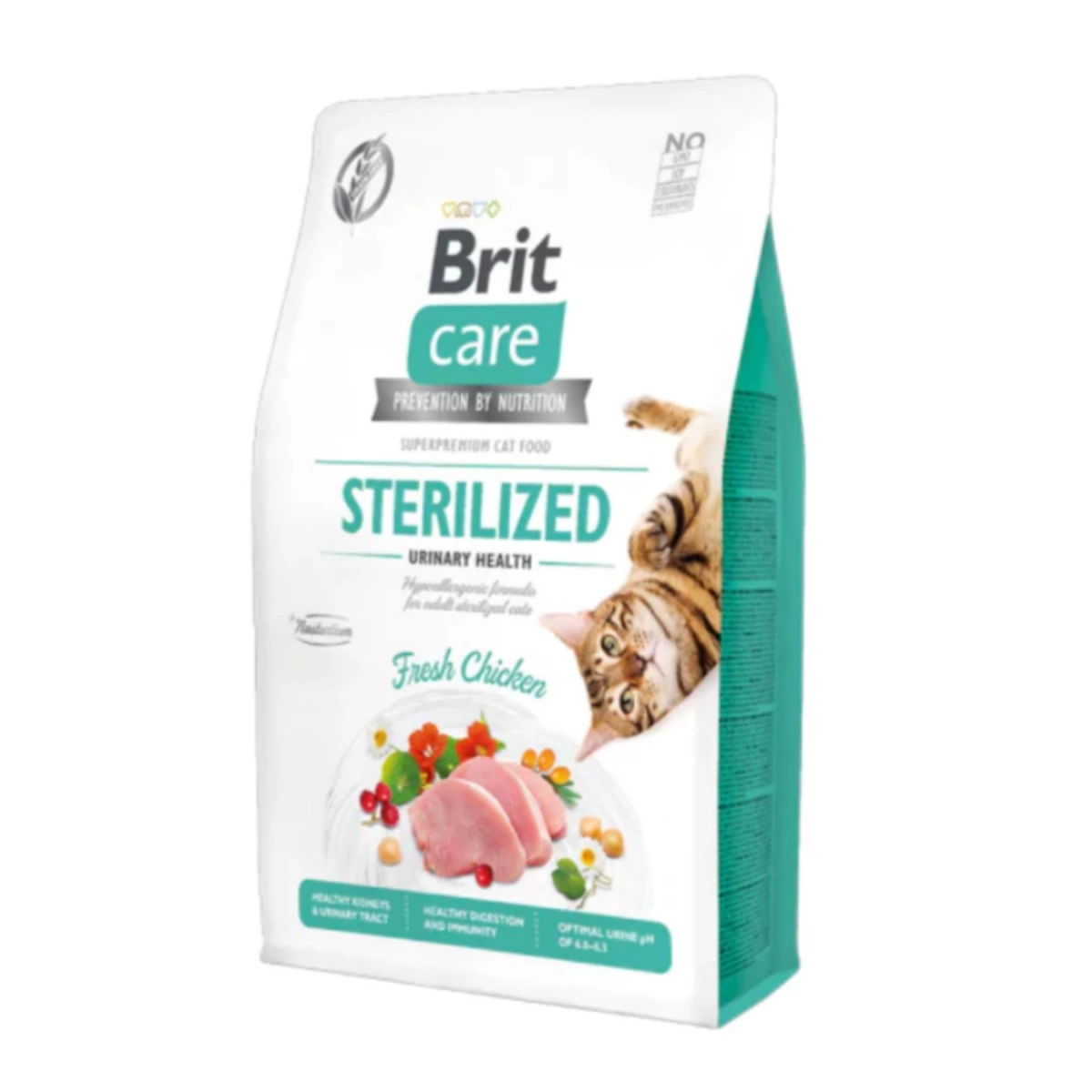 Brit Care  Üriner Sistem Sağlığı  Kısırlaştırılmış Kedi Maması 2 Kg