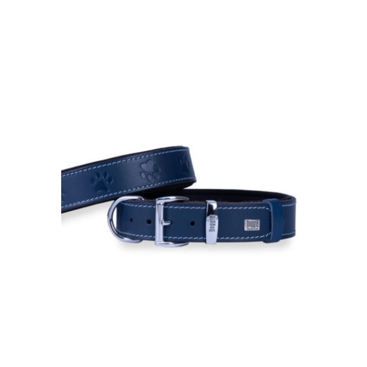 Doggie Mavi Patili Köpek Boyun Tasması 3X42-50 Cm