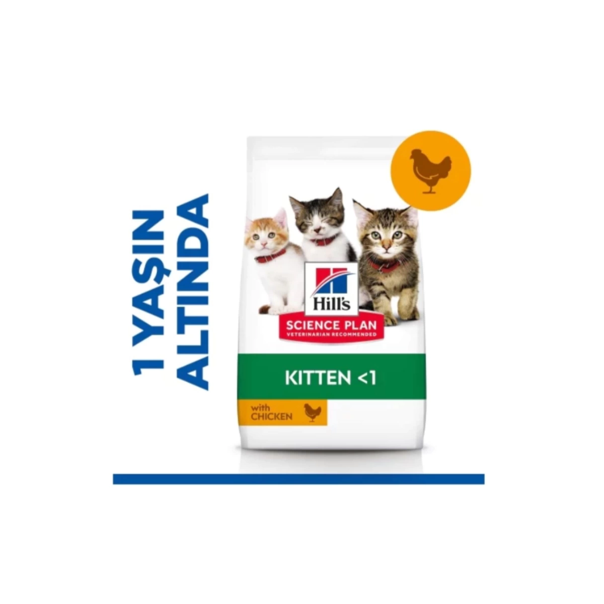 Hills Kitten Healthy Development Tavuklu Yavru Kedi Maması 1.5 Kg