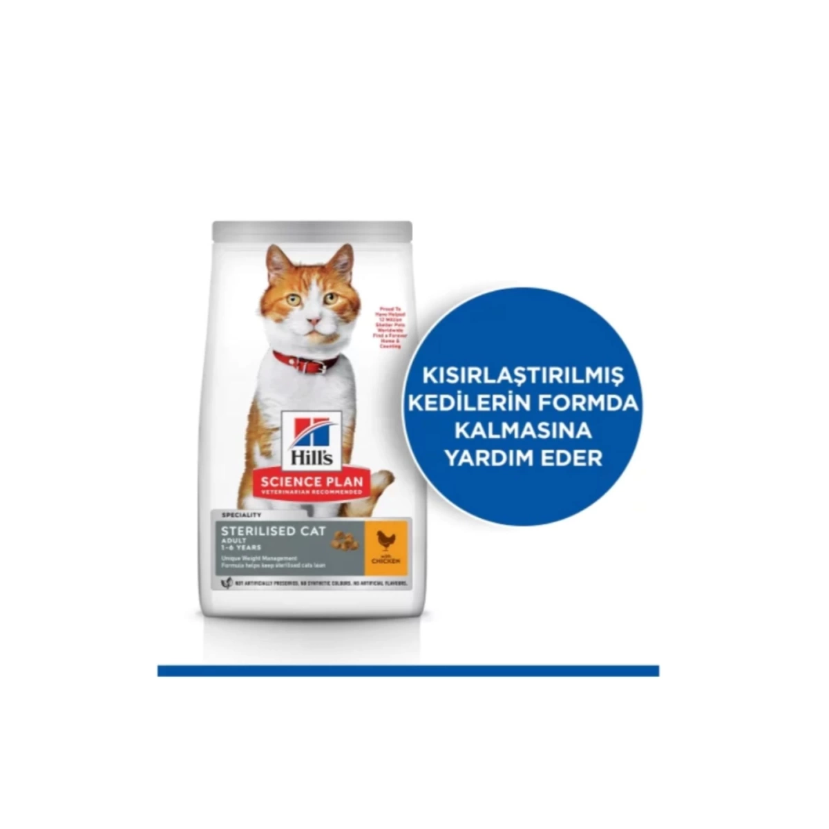 Hills Tavuklu Kısırlaştırılmış Kedi Maması 1,5 Kg