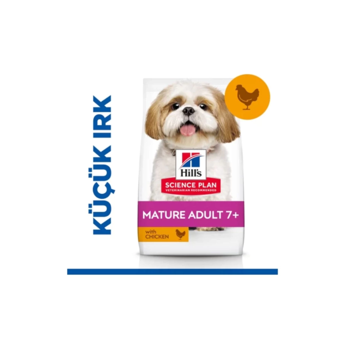 Hills Mature 7+ Tavuklu Mini Irk Yaşlı Köpek Maması 1.5 Kg